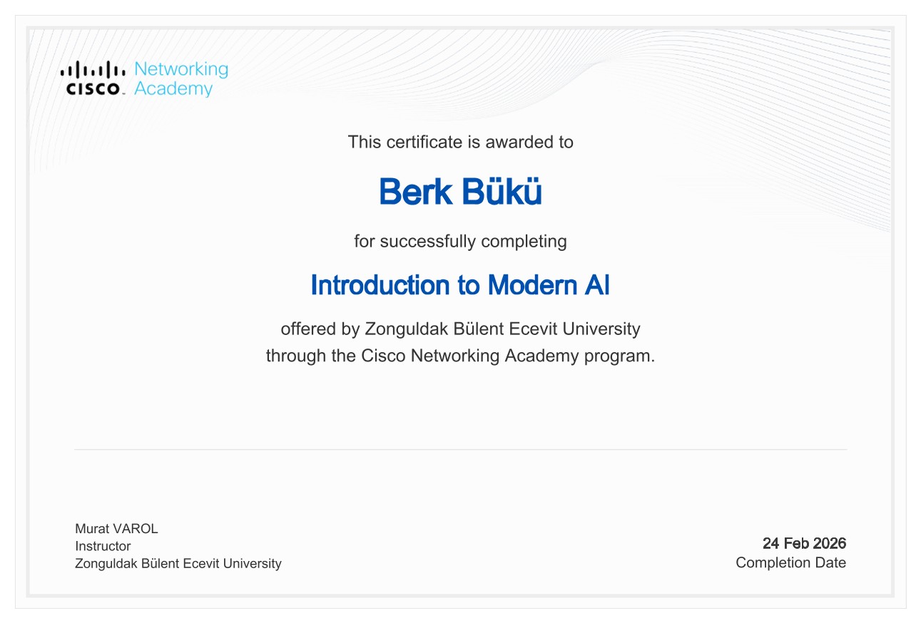 Introduction to Modern AI