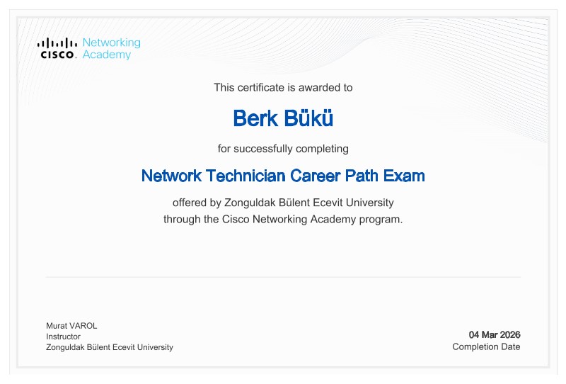Network Technician Career Path Exam